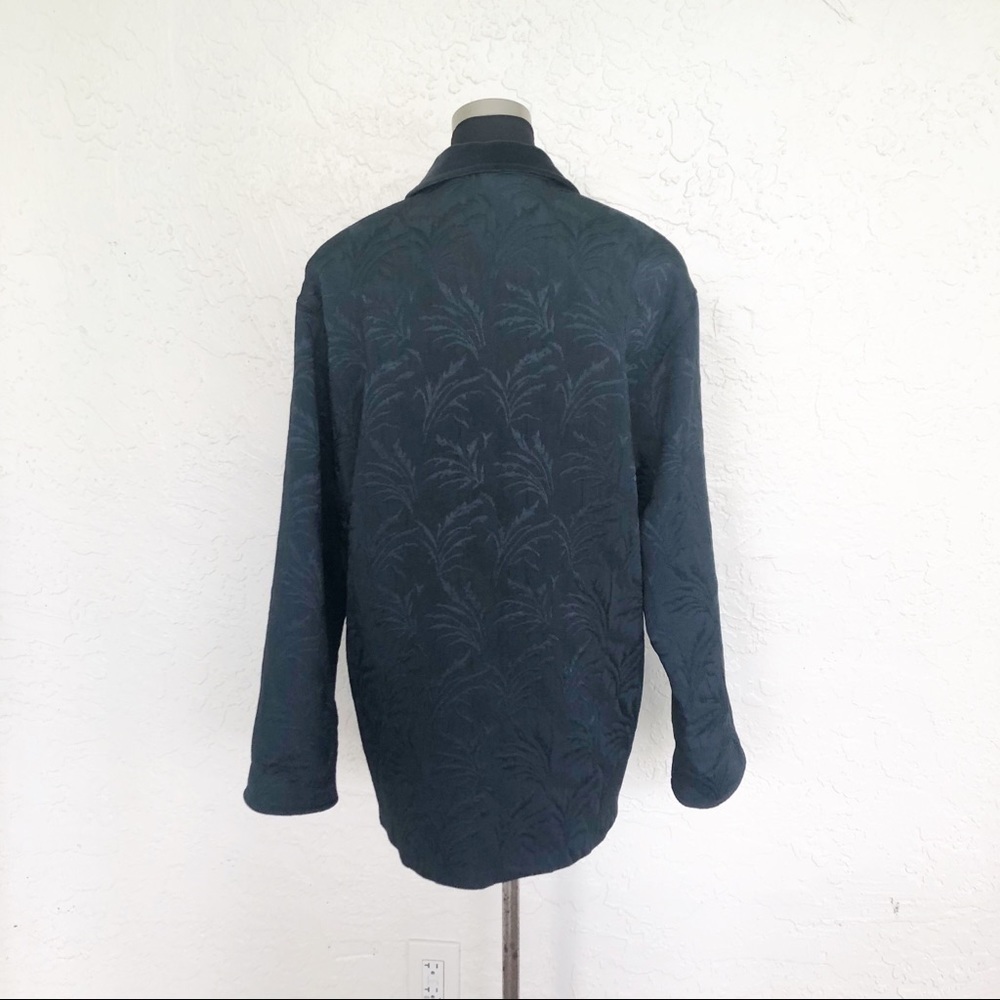 French Jacquard Jacket Tapestry Patch Pockets But… - image 6